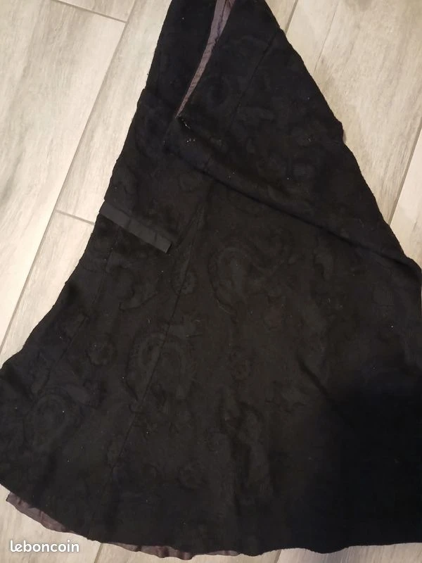 Falda de lana negra Zapa T40 – photo 2